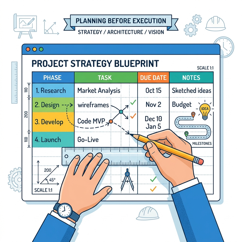Excel Plan Mode blueprint concept