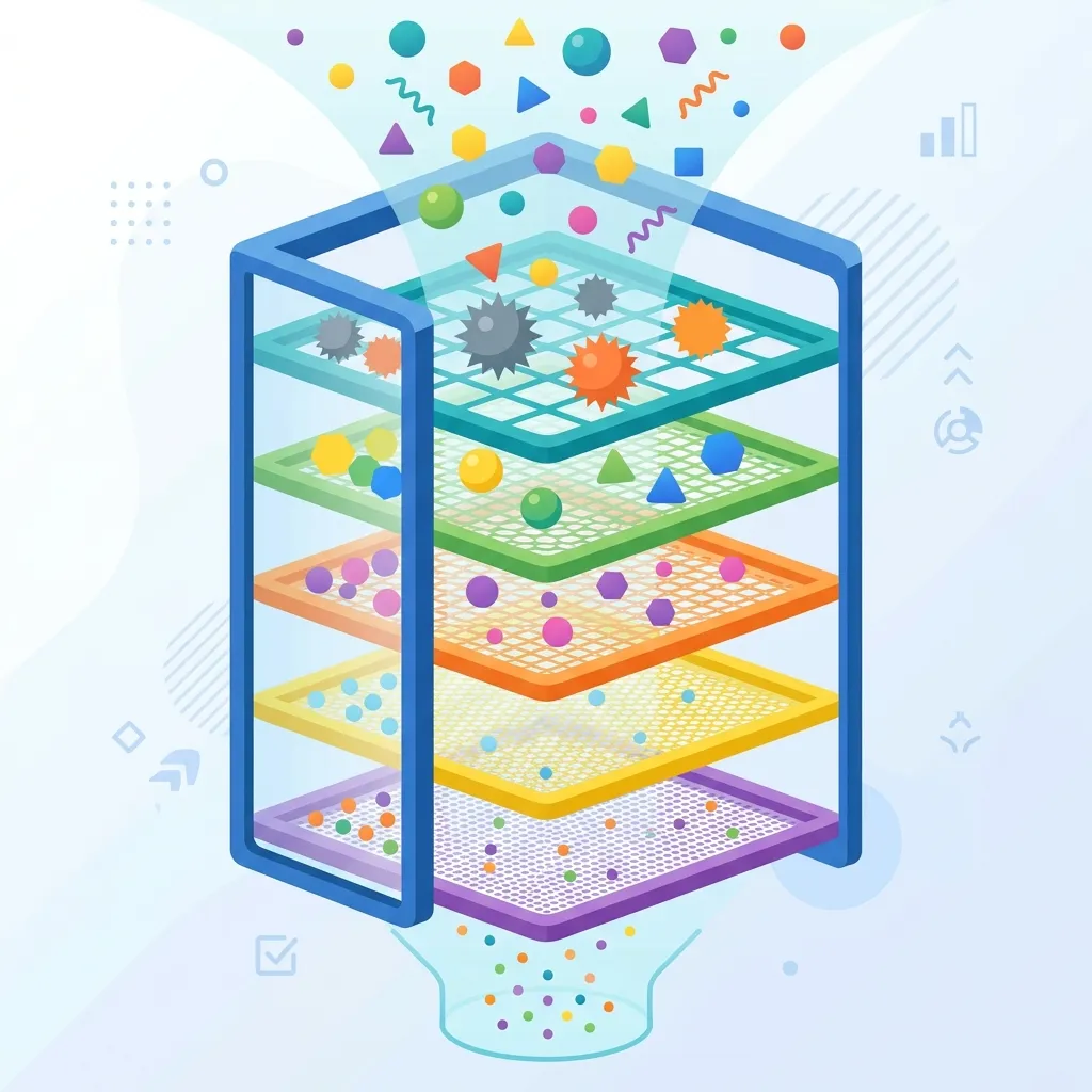 Multiple layers of verification filters catching different classes of bugs and defects