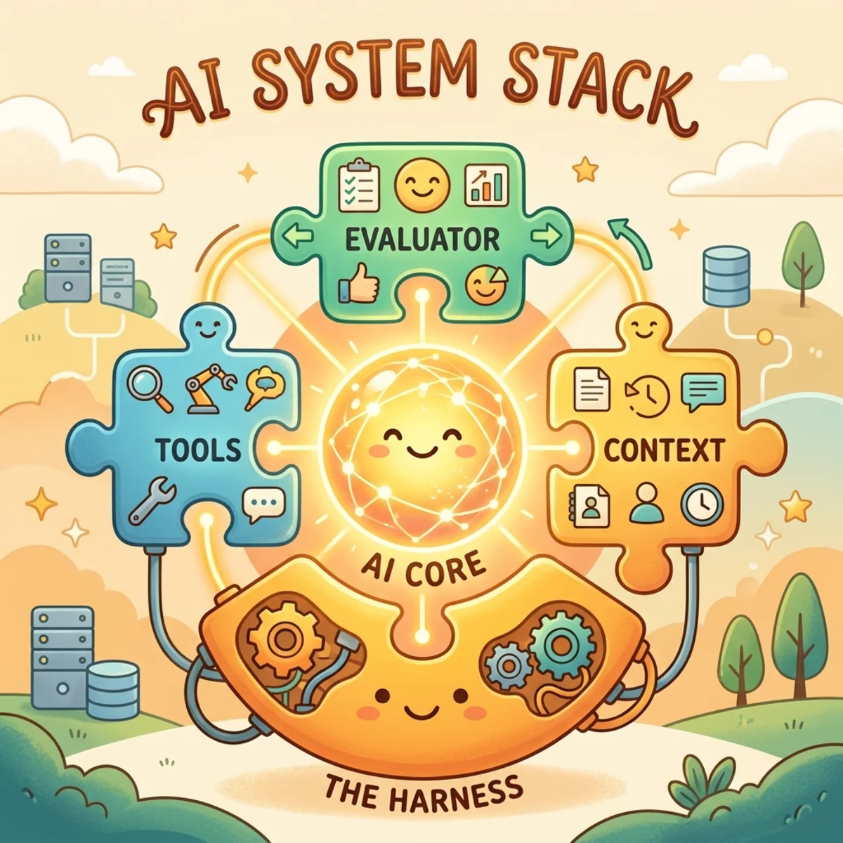 The New AI Scaling Stack: Models, Harnesses, Evaluations, and Rewards