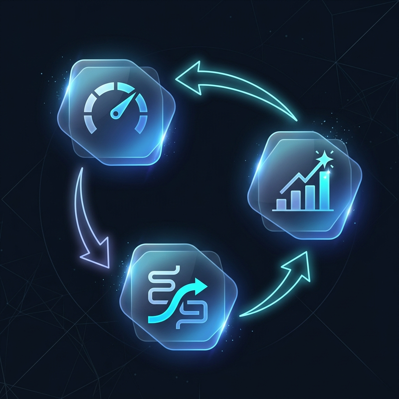 Diagram showing the reward hacking cycle
