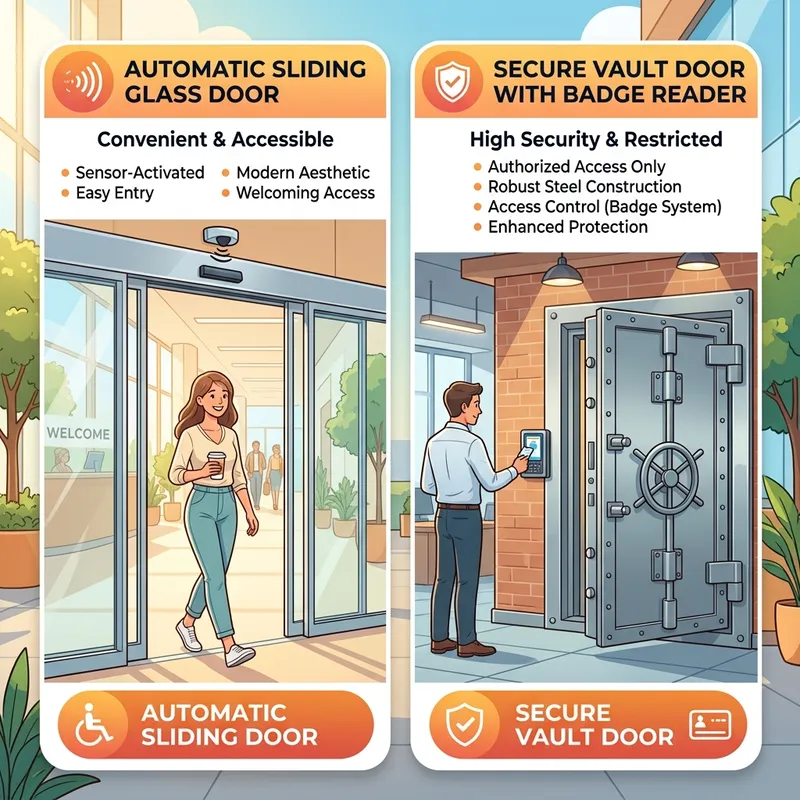 Automatic Door vs Secure Vault Trigger