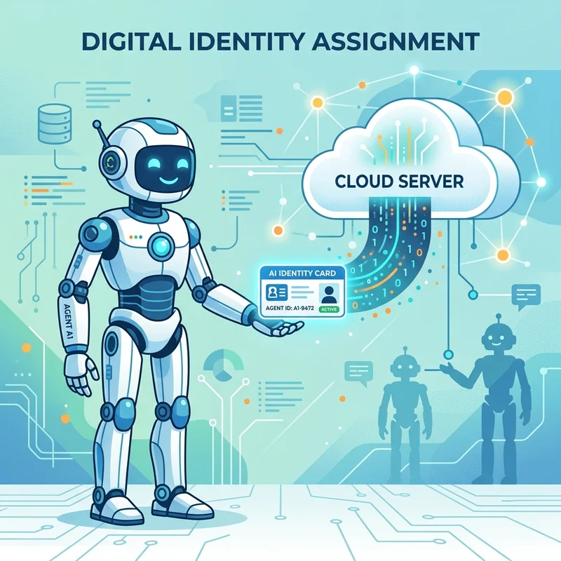 Assigning digital ID cards to AI Agents