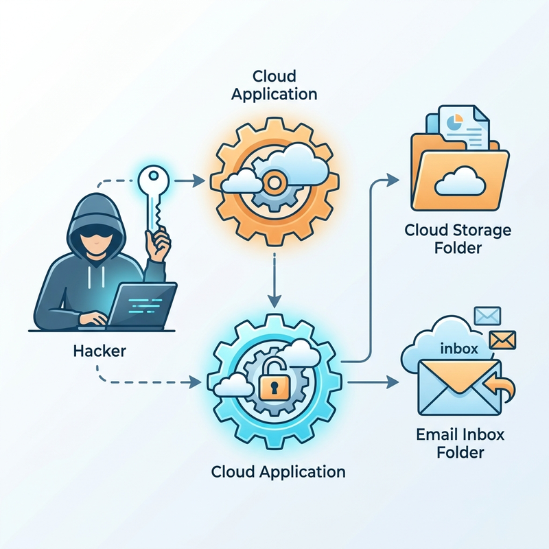 OAuth Application Persistence Attack Flow
