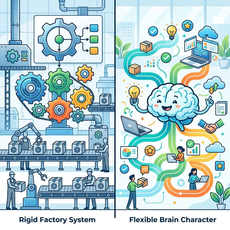 Paradigm Shift: Traditional Workflows vs Agentic Workflows