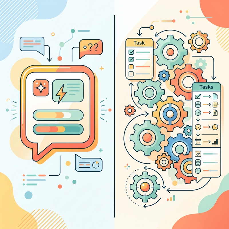 Chat vs Cowork: The shift from conversational AI to autonomous task execution