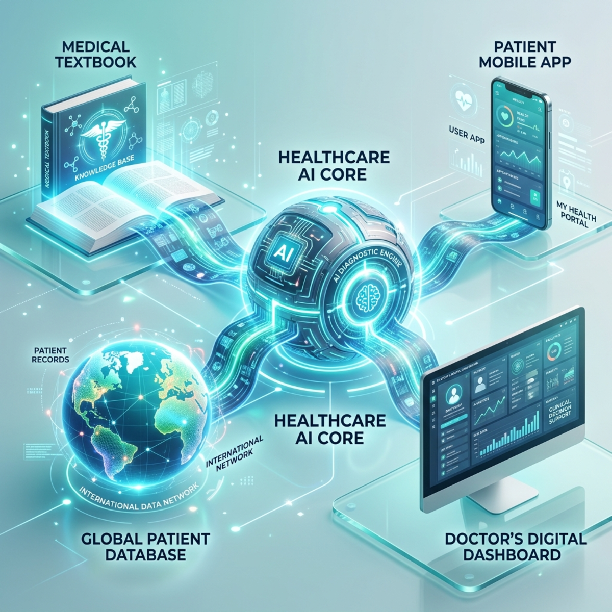Mayo Clinic Frontier Health Model Data Flow and Architecture