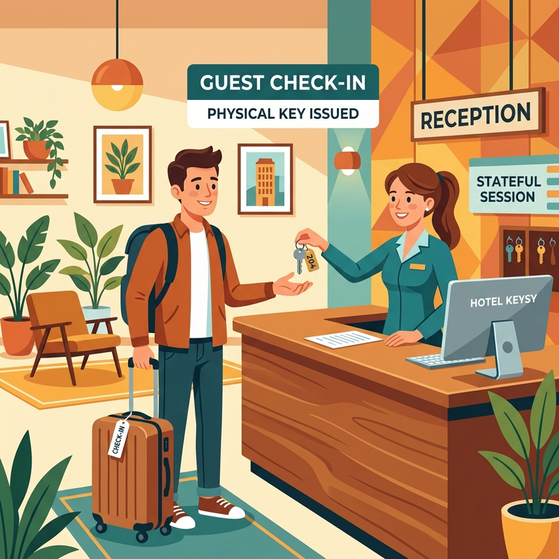 Stateful Session using a Hotel Ledger Analogy