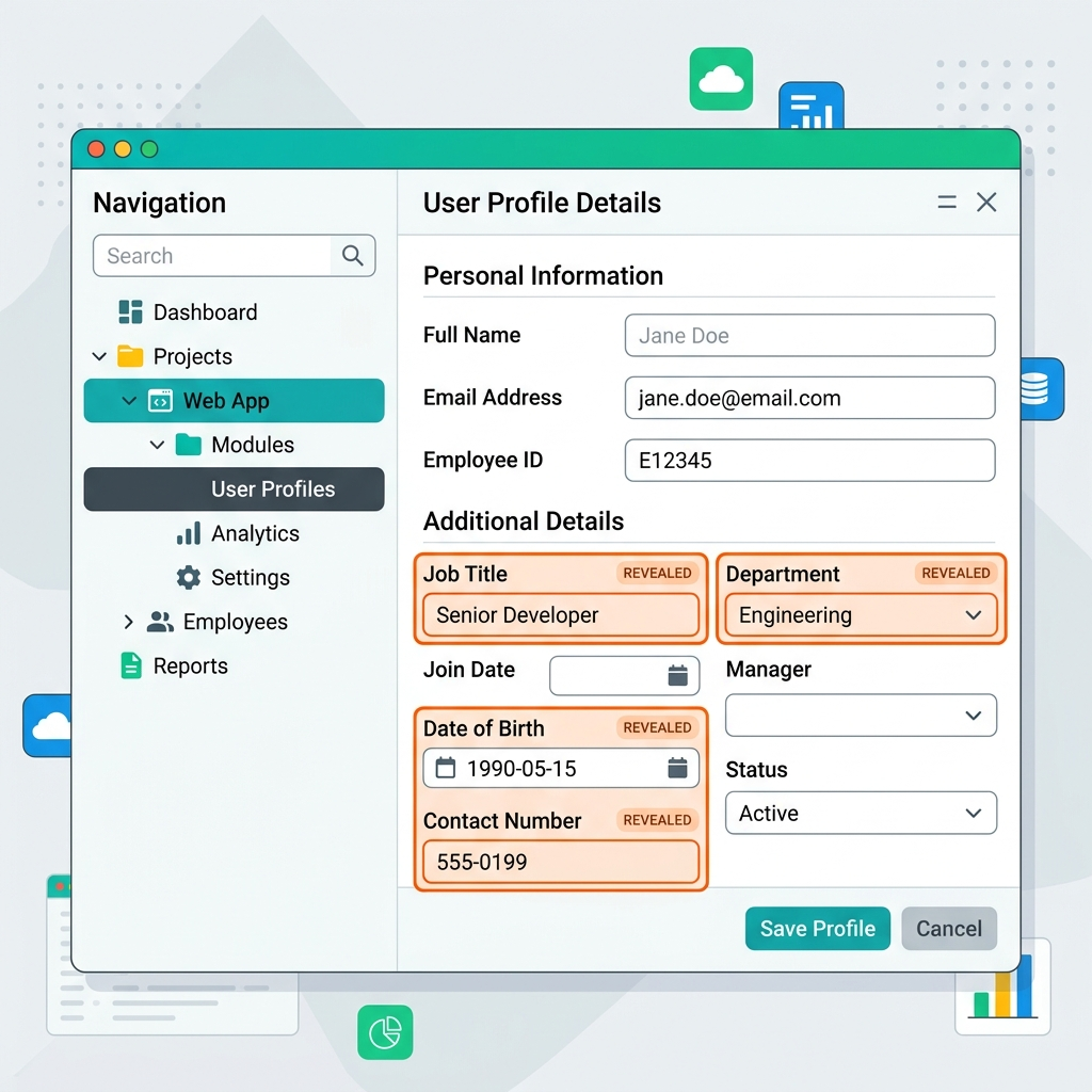 Live form inspection using the Power Toolkit